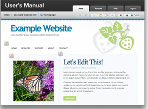 Spritz CMS Screenshot